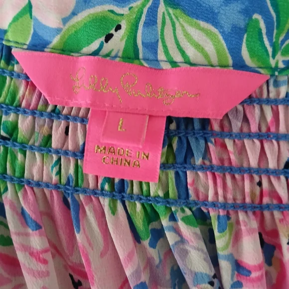 Lilly Pulitzer Elsa Silk Top - Picture 7 of 9